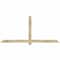 Ekena Millwork Eugene Rough Sawn Timber Gable Bracket, Douglas Fir, 84"W x 38"H x 2"D x 4"F, 11/12 Pitch GBW084X38X0204EUG00RDF - alternate 1